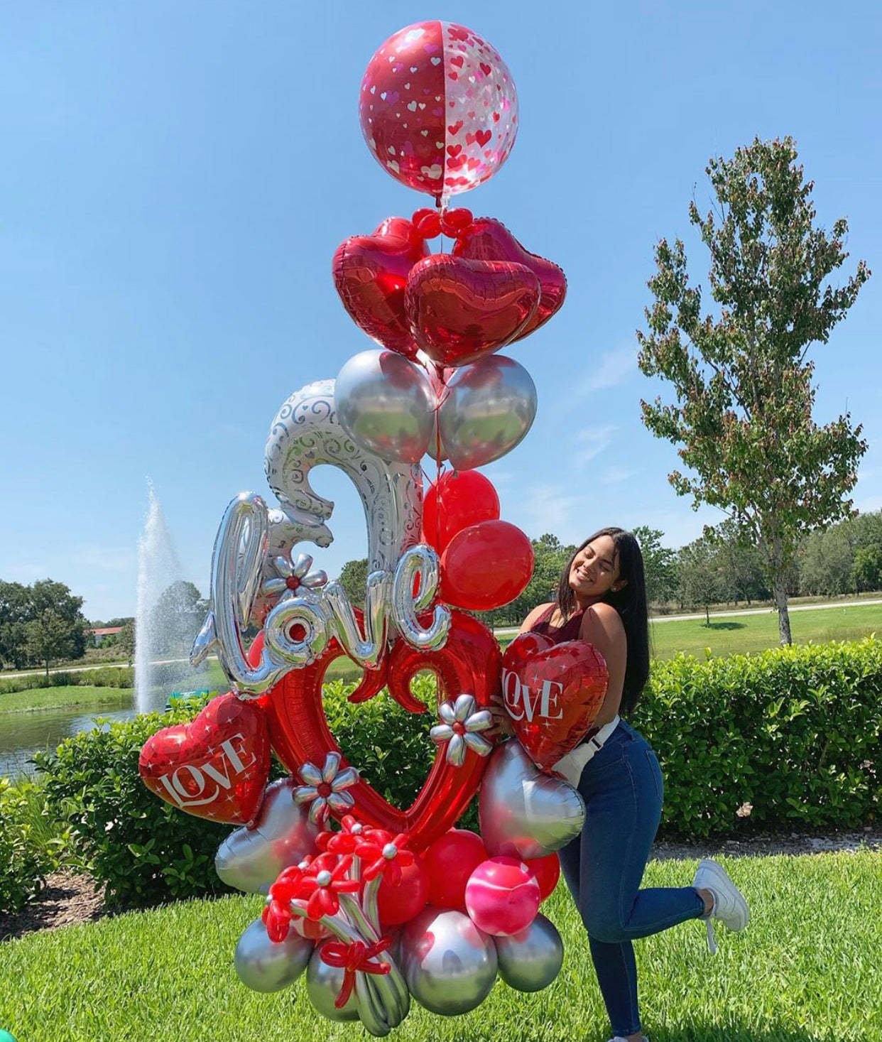 Bouquet de Globos Rojo ⋆ Kboom